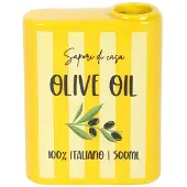 Something Different Olijfolie Bloemenvaas – Keramisch – Italian Summer Collectie 10 x 13 cm