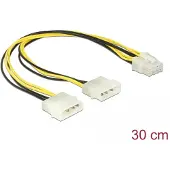 DeLOCK Voedingskabel Pin Molex stekker > 8 Pin EPS stekker