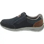 Rieker Slip-ons 'Namur' donkerblauw / karamel