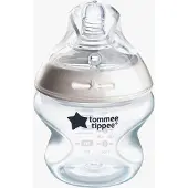 Tommee tippee Natural Start Babyfles - set van 1 x 150ml baby fles - Lage toevoersnelheid 0m+