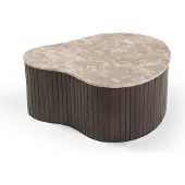 Starfurn - Salontafel Nomi - Bruin - 73x84x34 cm