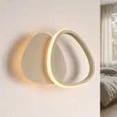 LumenXL Design wandlamp Melana met geïntegreerde LED - zandbeige
