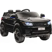 HOMCOM Elektrische kinderauto Kunststof, ijzer 110L x 68B x 52H cm Zwart