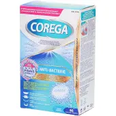 Corega 2+1 Gratis: Reinigingstabletten Anti-bacterie 66 Stuks