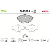 Valeo 302528A Remblokken