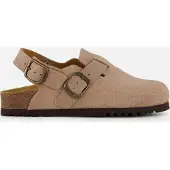 Scholl Fae Muiltjes Backstrap beige Suède Maat 37