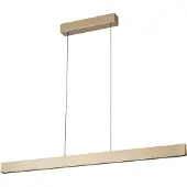 Orion Hanglamp Tara, dimbaar, messing / goud, Woon-/ Eetkamer, Aluminium, Modern