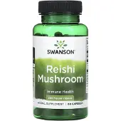 Swanson Health - Reishi paddenstoel, 600 mg - 60 capsules
