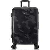 Heys Black Camo 4 wielen Trolley M 66 cm met uitbreidingsplooi zwart