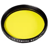 Leica 13073 Filter Yellow E49 zwart