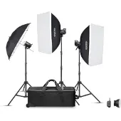 Godox MS200V-D Trio Studio Flash Kit