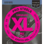 D'addario And Co EPS170-5SL PROSTEELS SUPER LONG REGULAR LIGHT 5C 45-130
