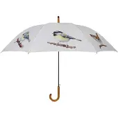 Vivara Paraplu Vogels Wit wit Polyester Paraplu