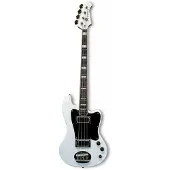 Lakland Skyline Decade White Gloss elektrische basgitaar