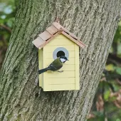 Cj Wildlife Nestkast Beach - licht geel 32 mm | | | | Partner van Vogelbescherming Nederland