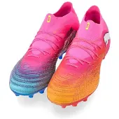 Puma Future 9 Ultimate MG Showtime - Poison Pink/Sun Stream/Blauw/Wit