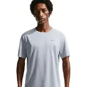 Nike Miler T-shirts Heren - Grijs - Maat L - Poly Jersey