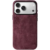 Alcanside Alcantara iPhone 17 Pro Hoesje Rood