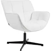 Beliani AUMA - Fauteuil - Wit - Polyester