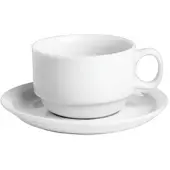 Homla VIENNA White kopje met schoteltje, 230 ml