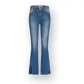 Vingino Flare Jeans Britte Split Meisje Blauw 92
