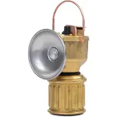 Barebones Miners Lantern Lamp Brass