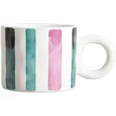 Homla TERNA Coloured Stripes mok, 350 ml