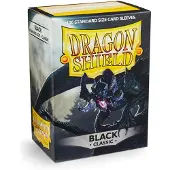 Dragon Shield Sleeves - Black 100 sleeves (63x88mm)