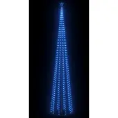 vidaXL Kegelkerstboom 752 blauwe LED's 160x500 cm