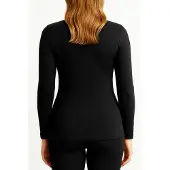 Entex Dames Thermo T-Shirt Liesl | Maat: M | Kleur: Zwart