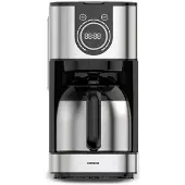 Karaca Series 2303 Steel - Filter Koffiemachine – 1,2L – 12 Kopjes – Thermoskan – Timer – 900W – RVS