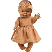 Heless Meisjes Babypop met Groen Jurkje - 34cm