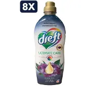 Dreft 8 x 1l ultimate care intense dark 40sc wasverzachter
