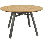 Lesli Living Monza eettafel ø120 cm - antraciet