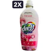 Dreft 2 x Wasverzachter - 40sc/1L - ultimate care pink bloom