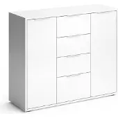 Vicco Leon Dressoir – 35 x 84 cm Wit
