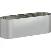 vidaXL verhoogde tuinbed, verzinkt staal, 120 x 40 x 40 cm