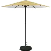 vidaXL Tuinparasol met voet 230 x 230 cm Polyester Rechthoekig