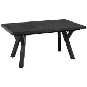 Lesli Living Uittrektafel Murcia Negro 163/203x93cm