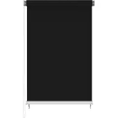 vidaXL Rolgordijn voor buiten 185(B)x230(H) cm zwart