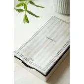 Zusss Cadeauset - Servetten En Servethouder - Verjaardag - Cadeau Keramiek Wit