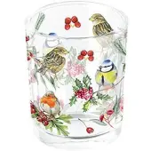 Ambiente theelicht winter vogels decoratief sfeerlicht.