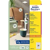 Avery Zweckform Etiket L3415-10 rond 40mm wit 240stuks - 2 stuks