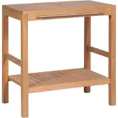vidaXL Badkamer wastafelkast 74x45x75 cm massief teakhout