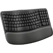 Logitech Wave Keys Draadloos Ergonomisch Toetsenbord AZERTY
