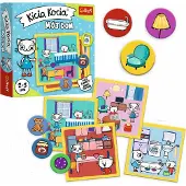 Trefl Kitty Kat Mijn Huis, een bordspel voor kinderen, van , artikelnummer 02055