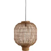 Light & Living Natuurlijke Hanglamp Dorzan Donker Ø 42cm