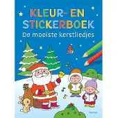 Zuidnederlandse Uitgeverij (ZNU) De mooiste kerstliedjes kleur- en stickerboek -
