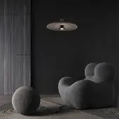 Zambelis Hanglamp 25176, alu / grijs / zink, Woon-/ Eetkamer, metaal, Modern, hanglamp