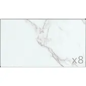 Dumaplast Wandpaneel Dumawall+ Trapani - Hoogglans - 37,5x65cm - 1,95m²